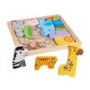 Wooden Shape & Animal Puzzle