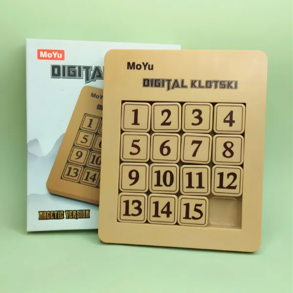 Magnetic Klotski 15 Puzzle – Sliding Number Puzzle