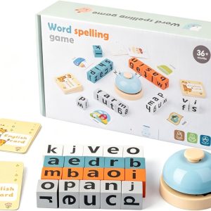 Word Spelling Blocks with Bell 🔔