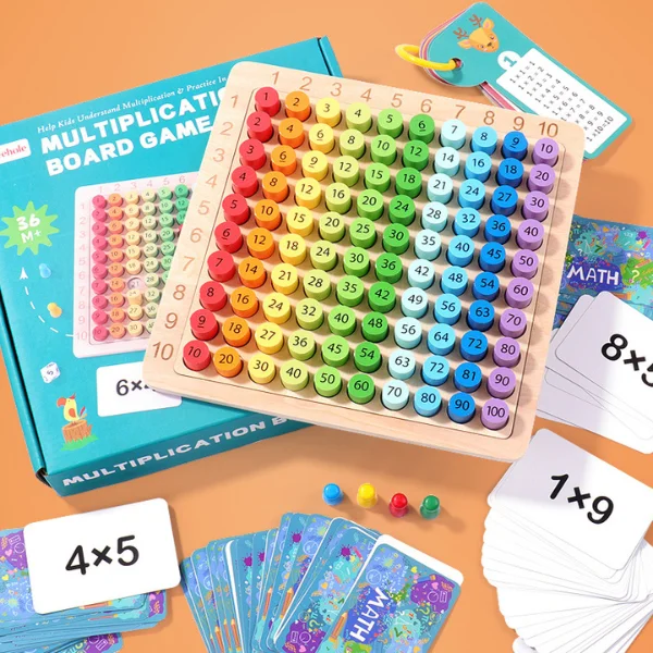 Montessori Multiplication Board for Kids