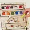 Magnetic Number Maze for Kids